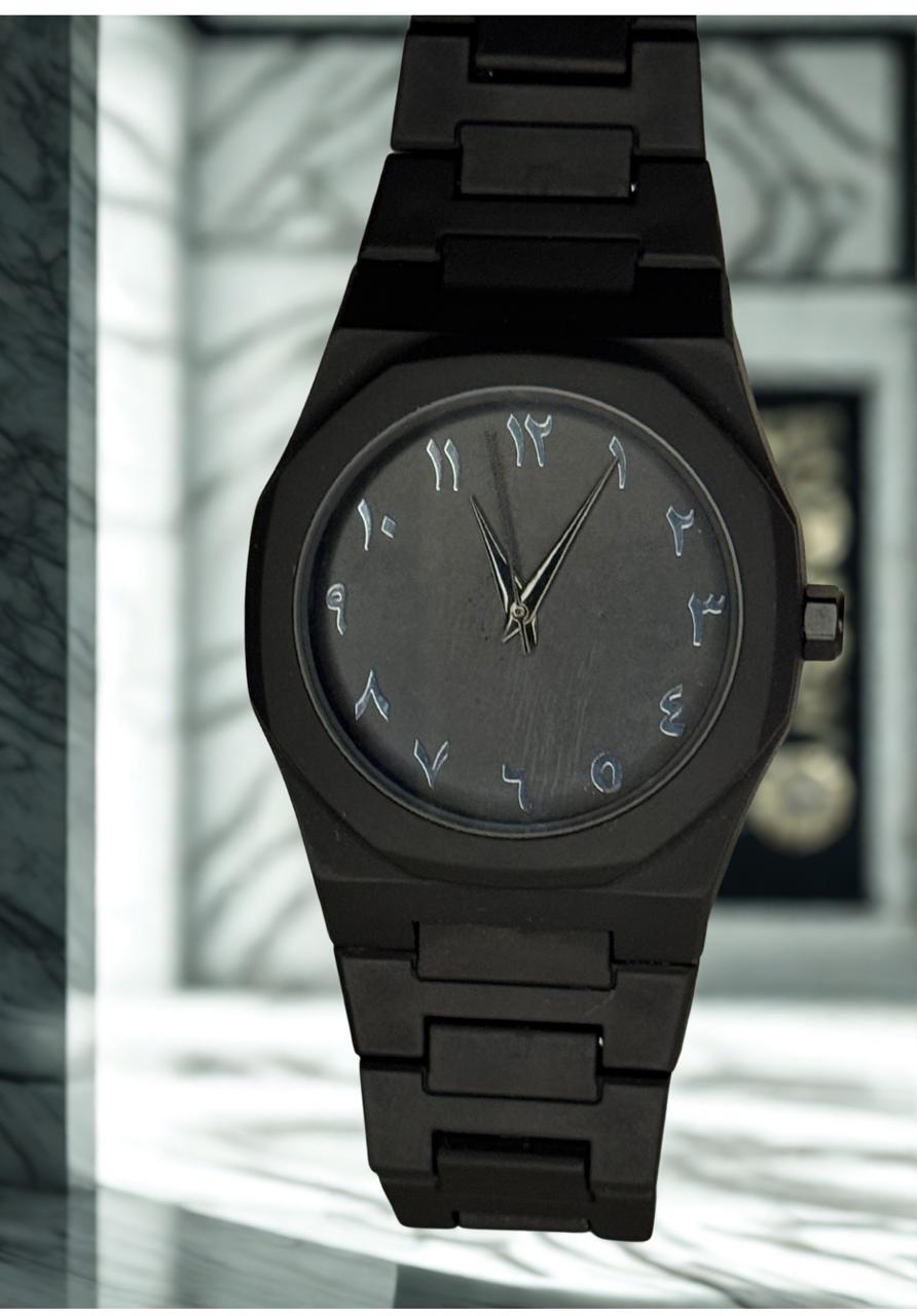 BLACK Arabic Aura watch