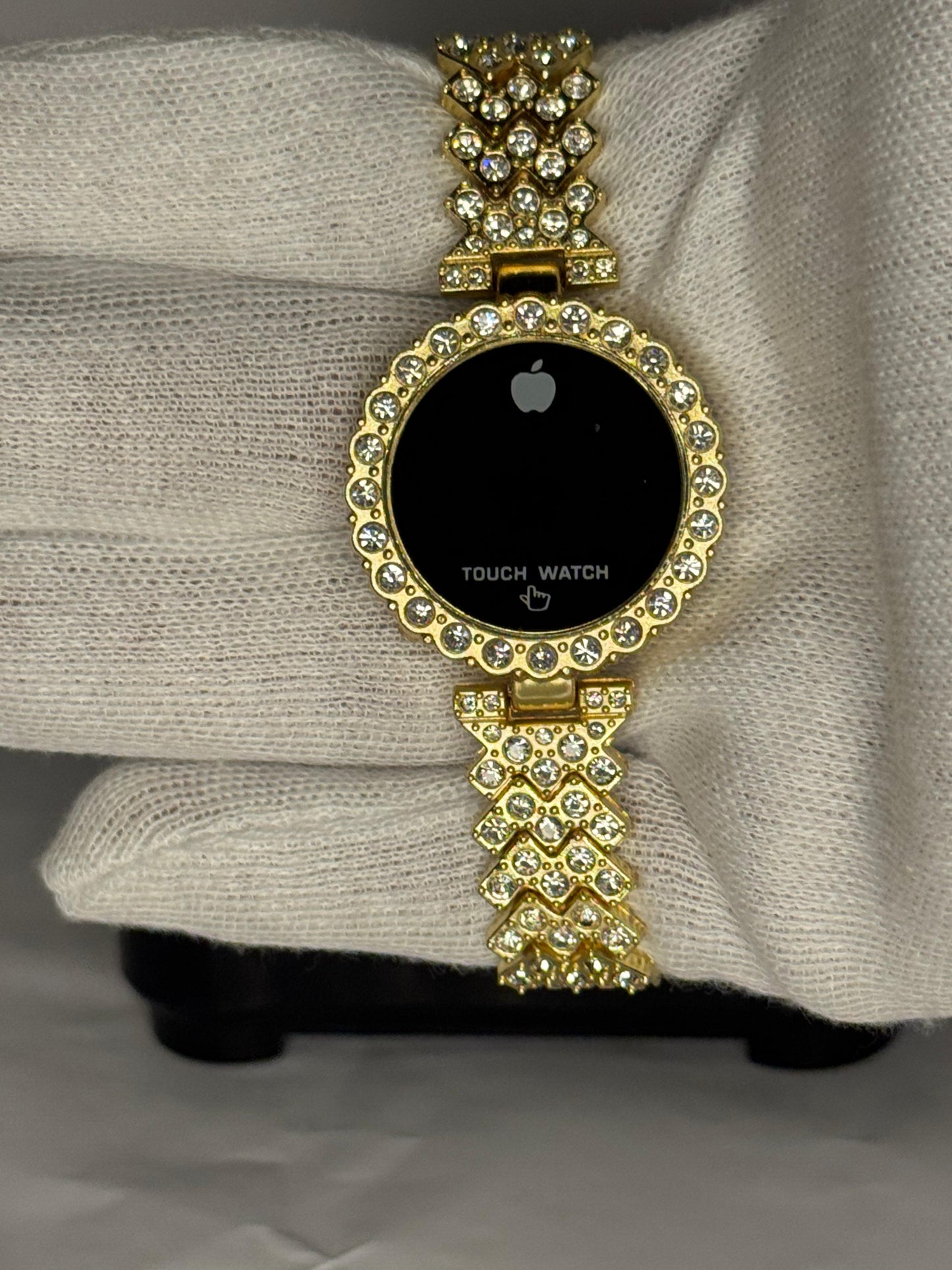 Ladies luxury watch covered with diamond