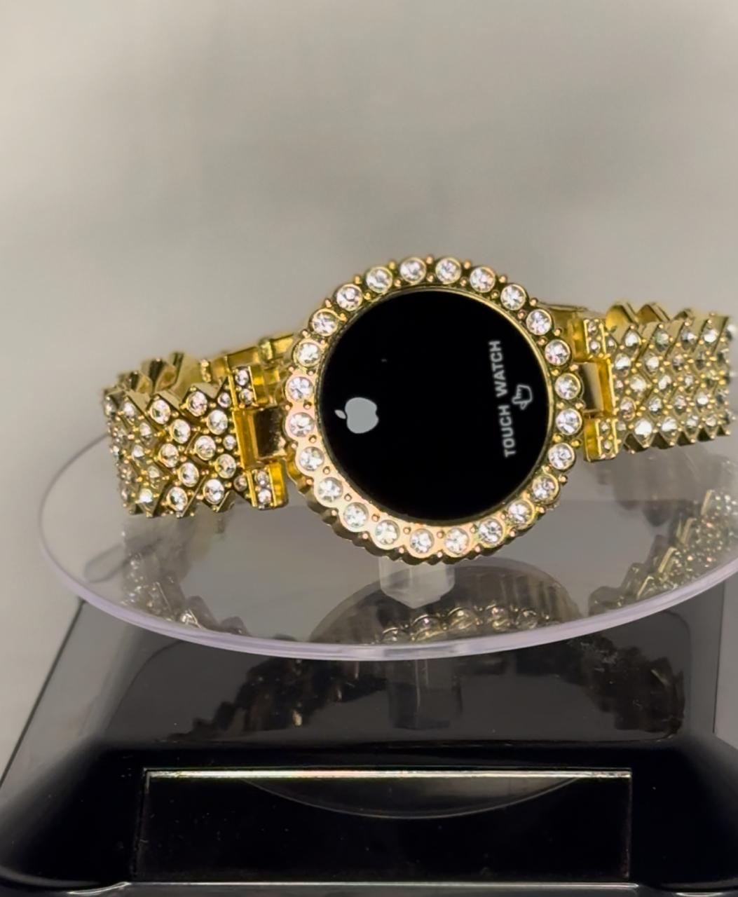 Ladies luxury watch covered with diamond
