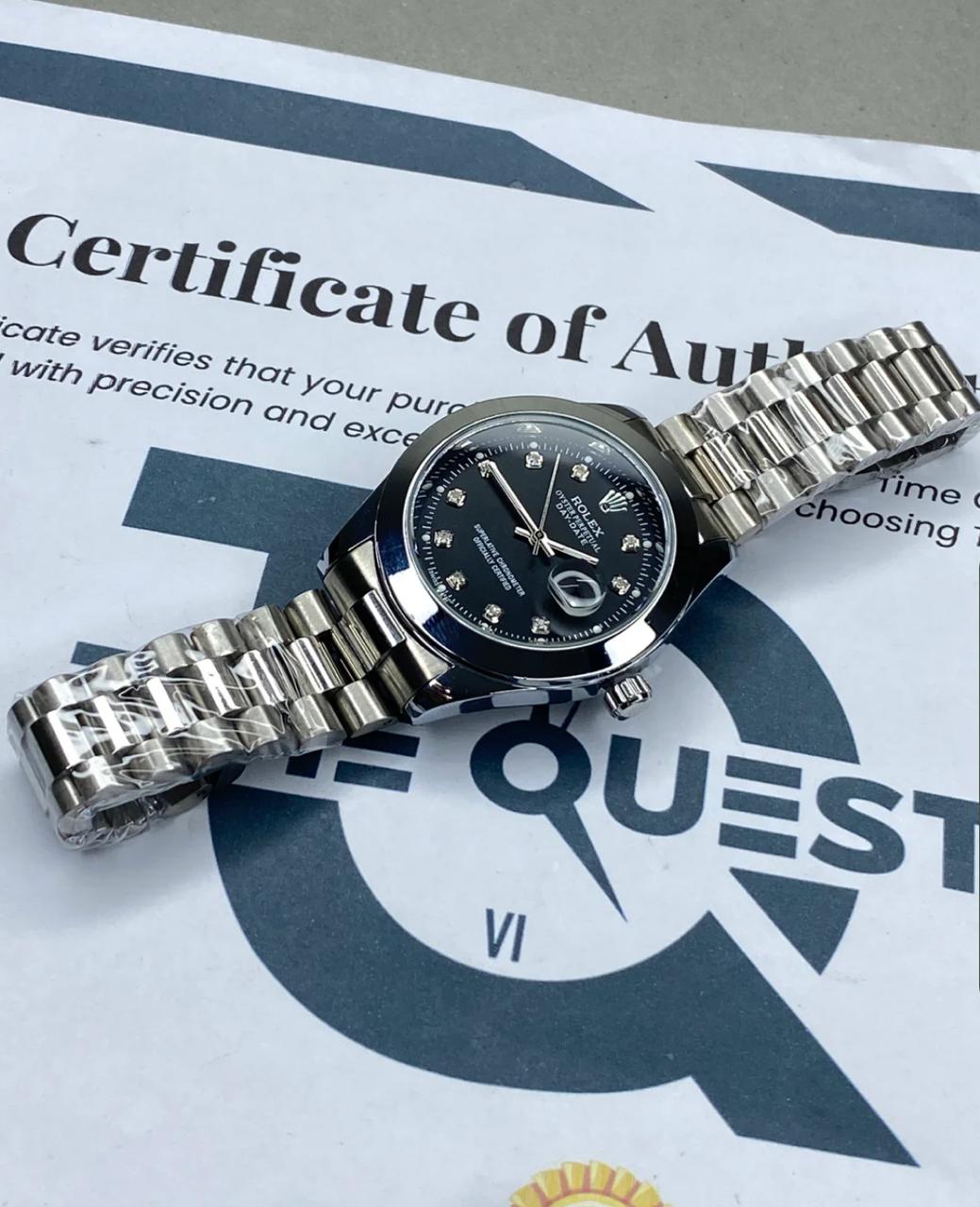 Rolex Datejust | Smooth-Bezel | Gloss Black Dial