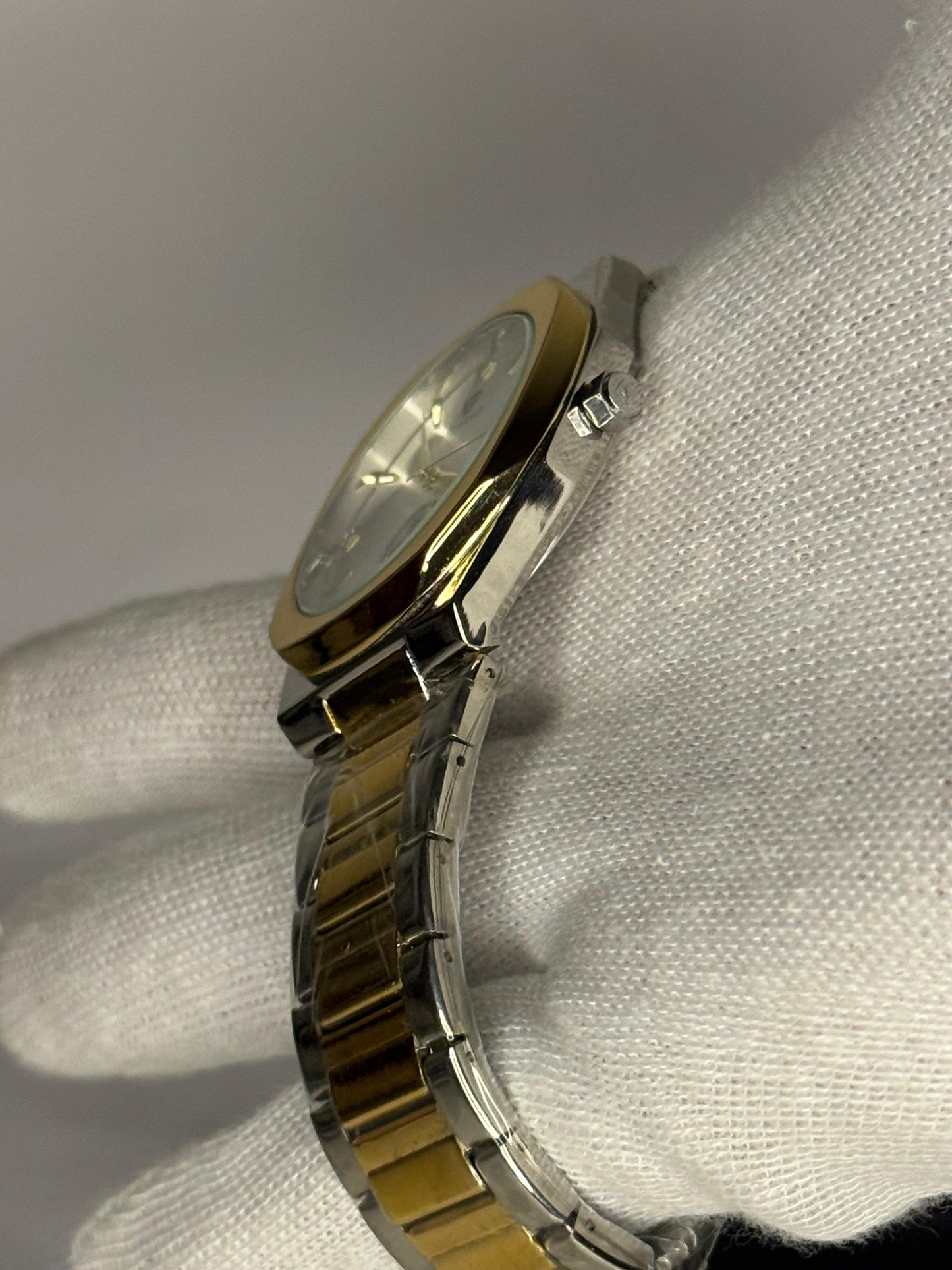 Two Tone Gold Dial Ticarto Nautilus Watch