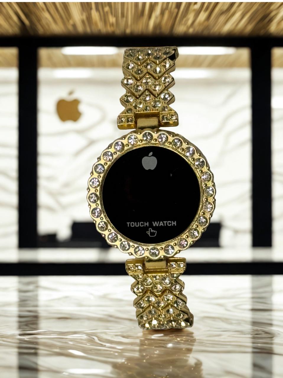 Ladies luxury watch covered with diamond